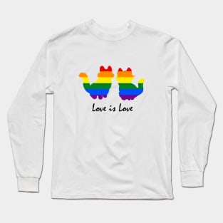 Love is Love - Cat Long Sleeve T-Shirt